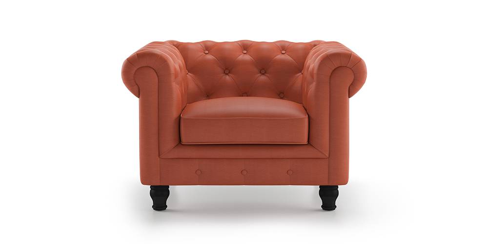 Winchester Leatherette Sofa (Tan)